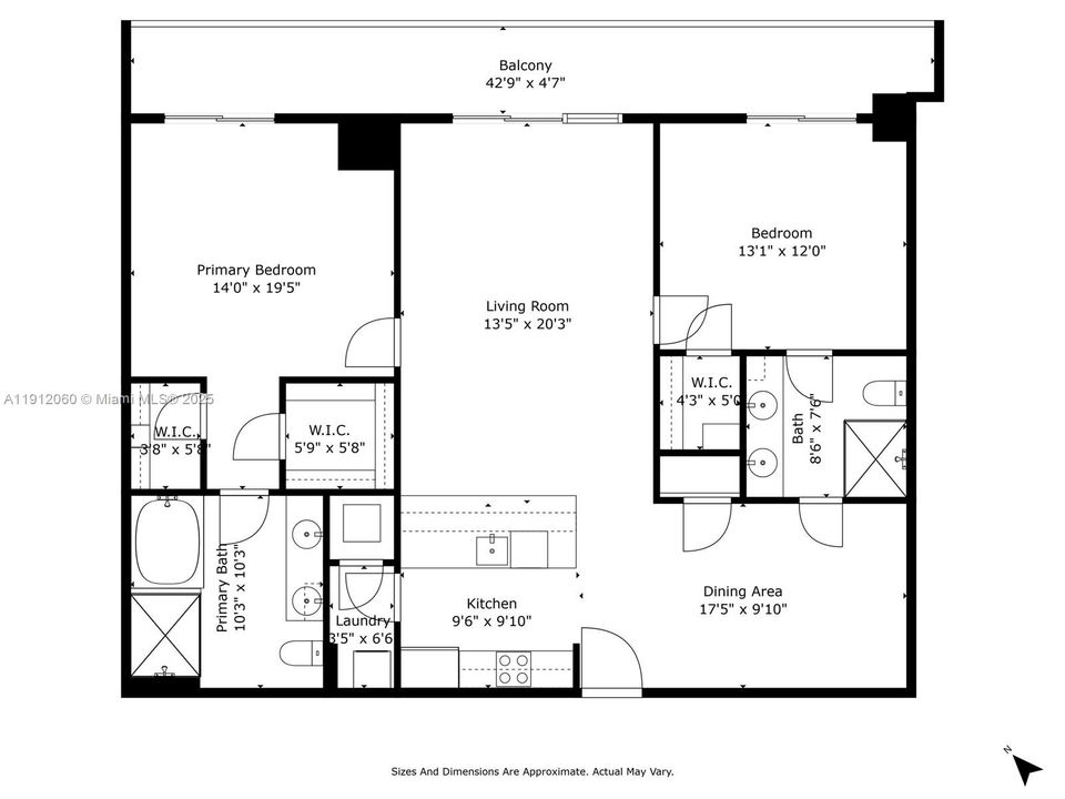 En Venta: $885,000 (2 camas, 2 baños, 1357 Pies cuadrados)