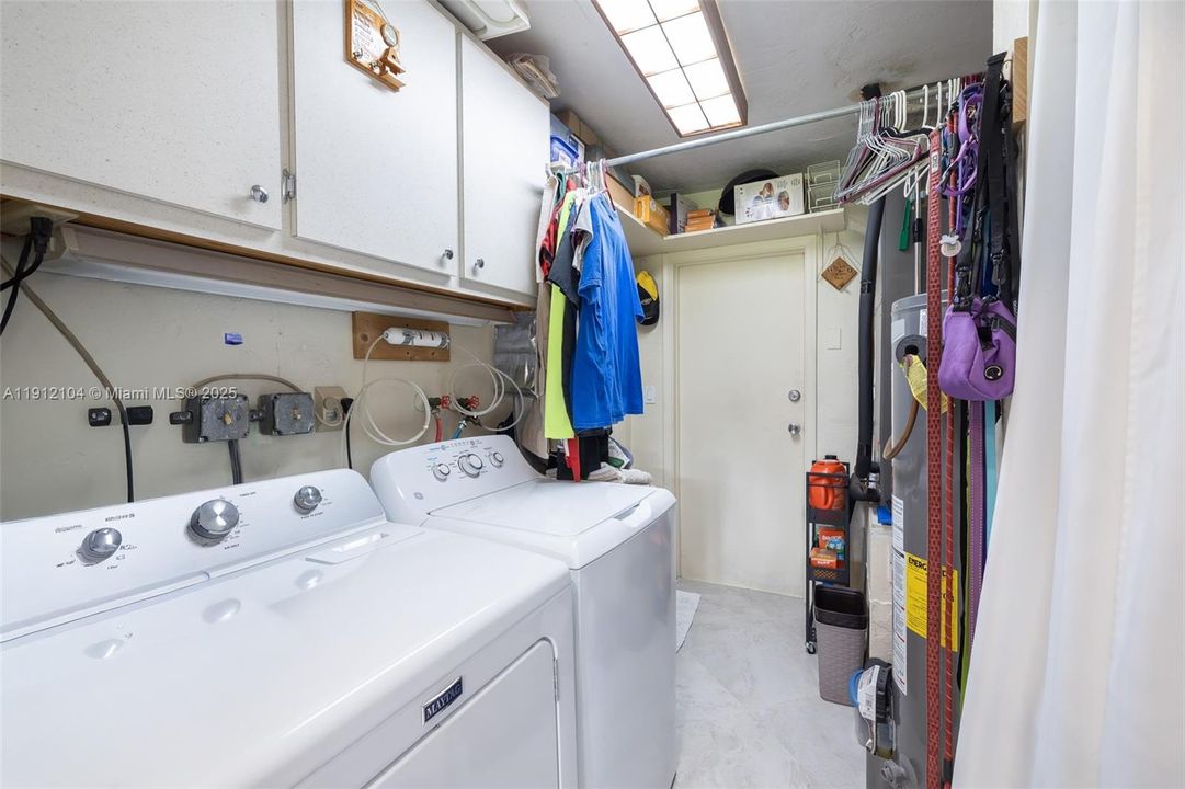 Utility Room with extra storage