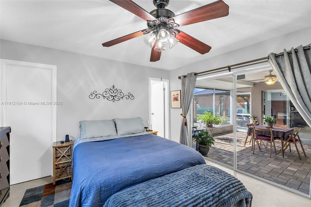 Primary Bedroom with access to outdoors