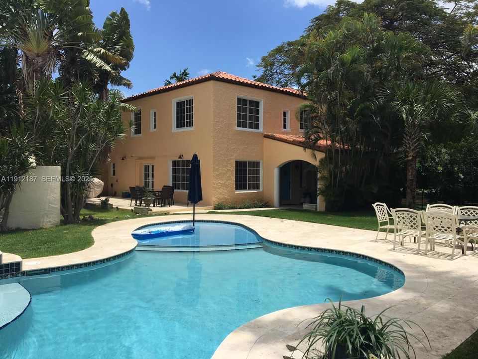 Main house pool view