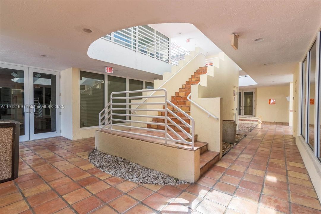 Another view of the stairwell from first floor