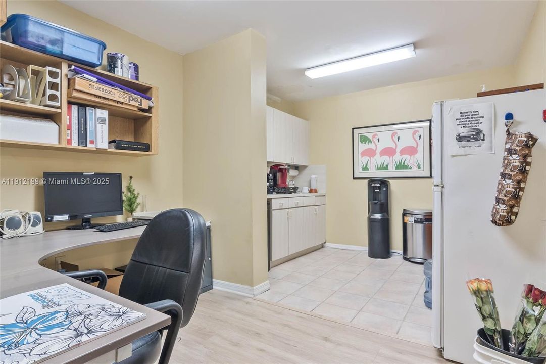 Office with kitchen