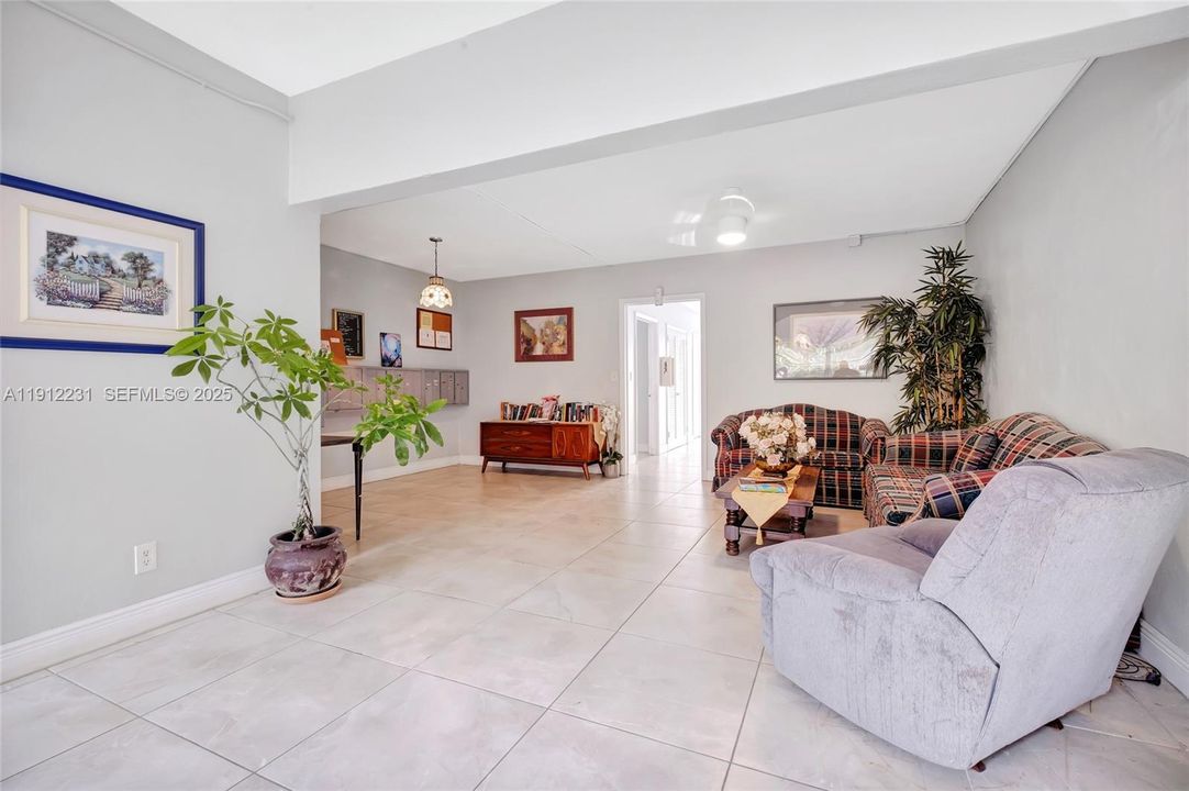 Building sitting area