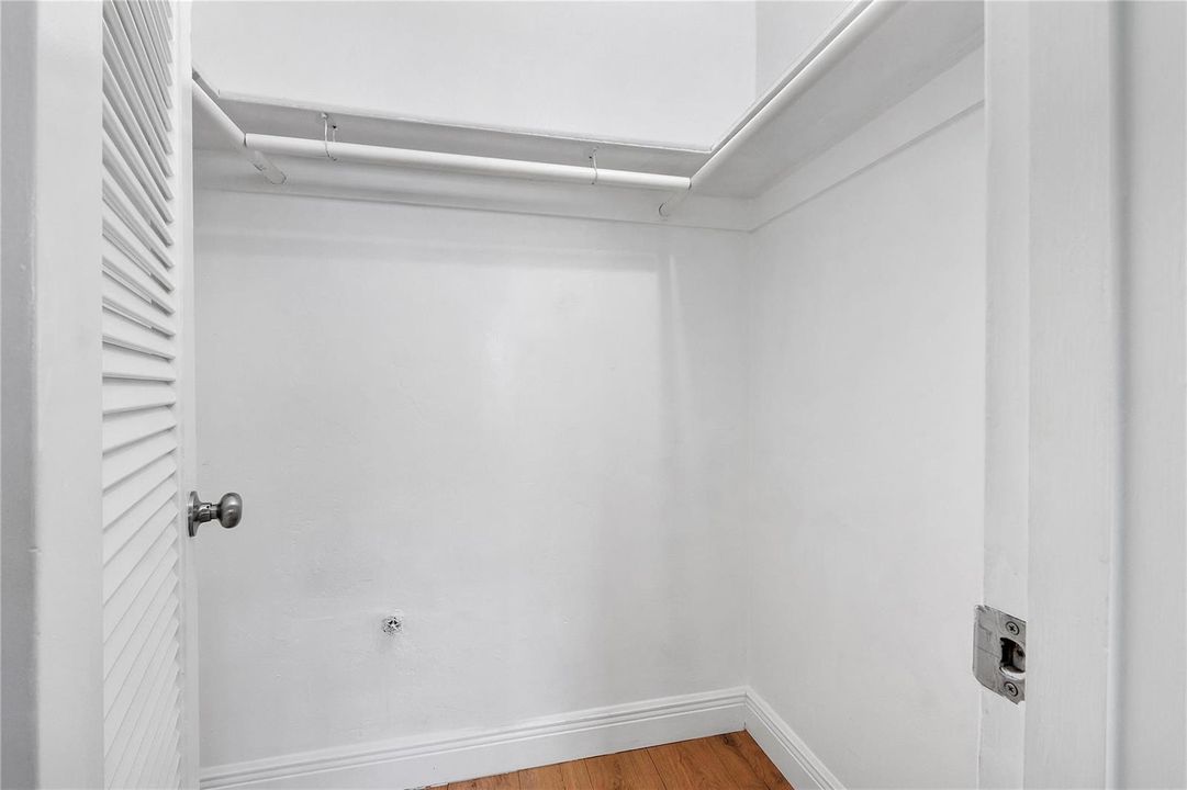 Walk in closet second bedroom