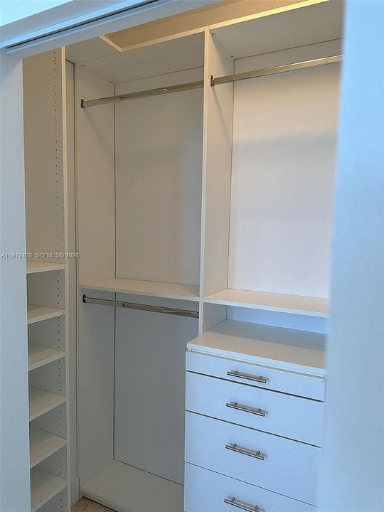 Large bathroom with double sinks