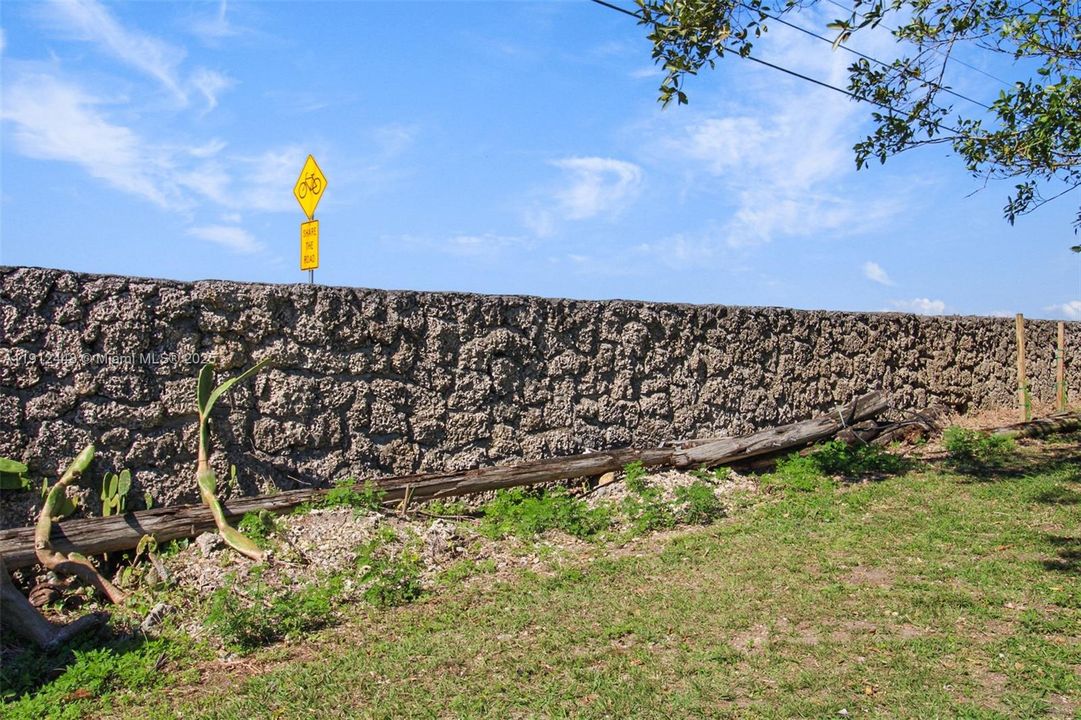 Wall inside perimeter