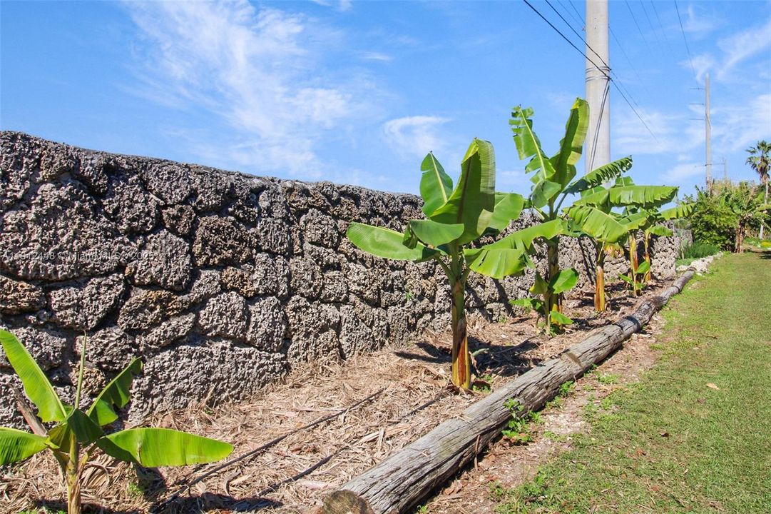 Wall inside perimeter