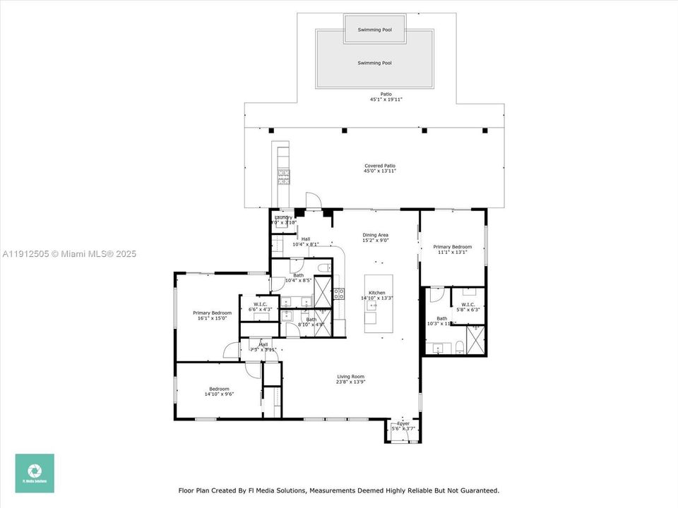 На продажу: $2,450,000 (3 спален, 3 ванн, 1779 Квадратных фут)