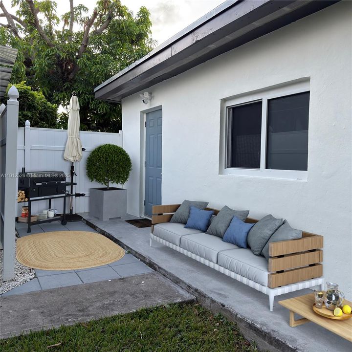 Private Entrance (virtually decorated)