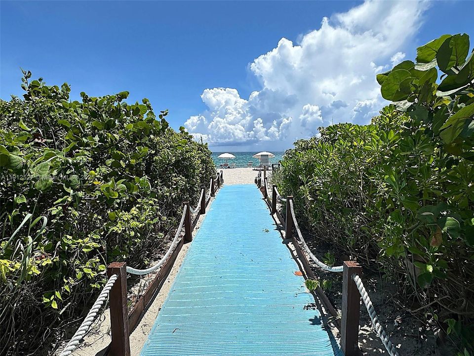 Walkway to the beach