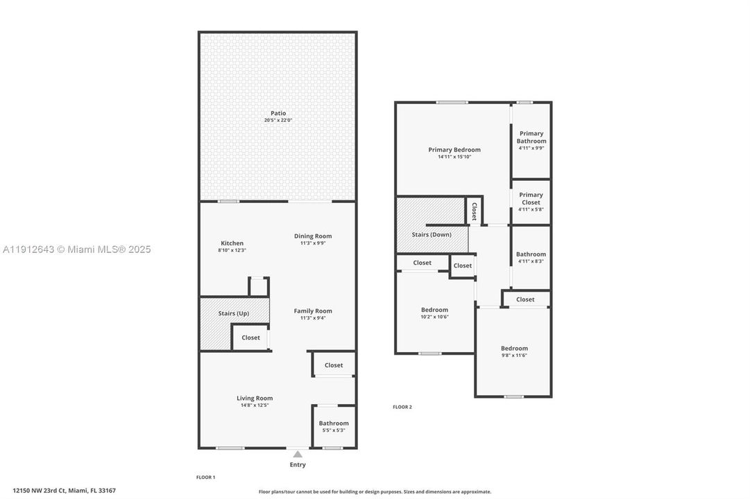 For Rent: $3,250 (3 beds, 2 baths, 1483 Square Feet)