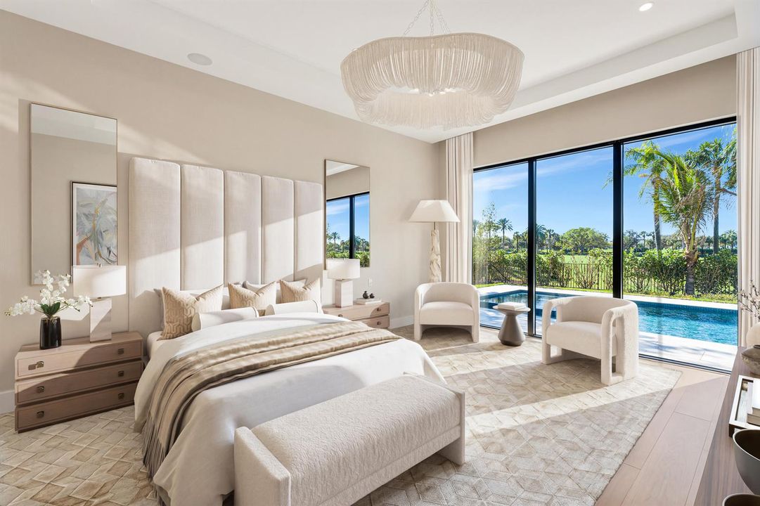 Staged Master Suite