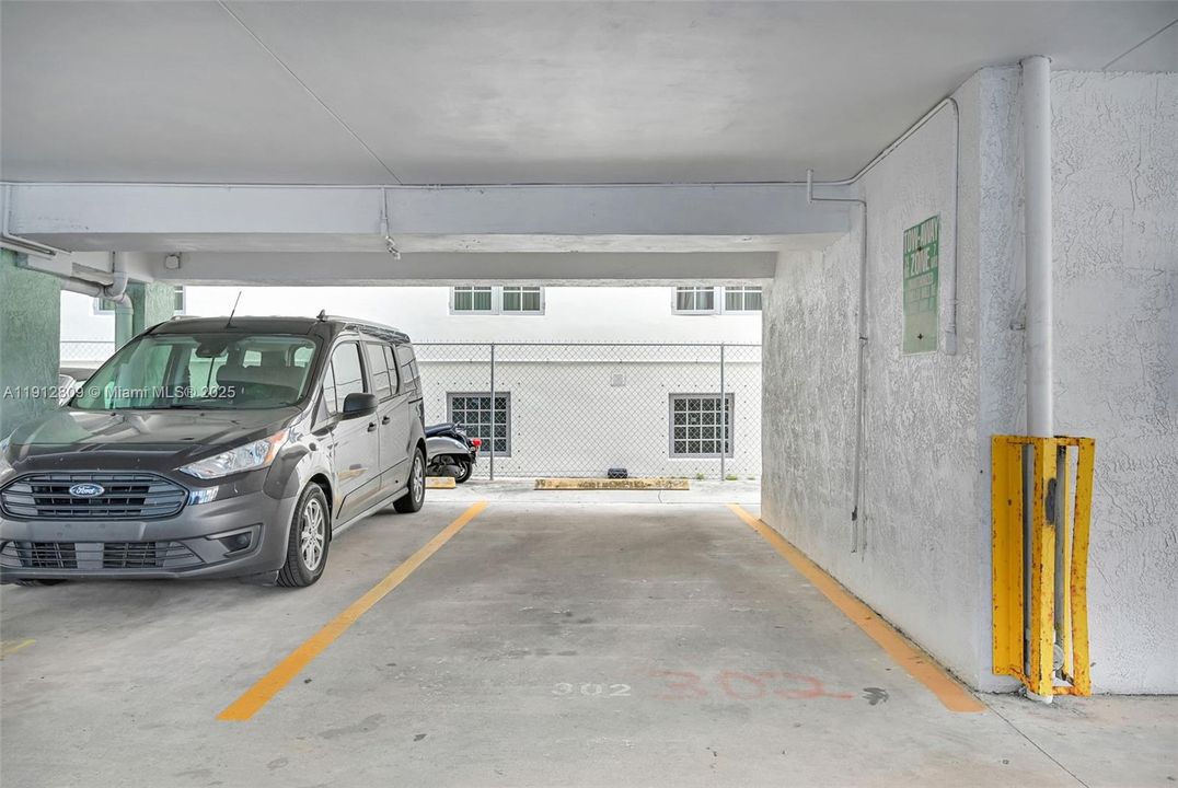 Assigned parking space