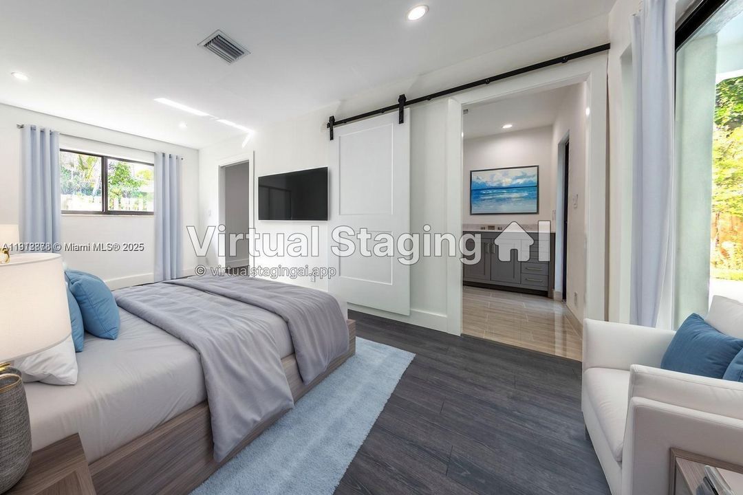Primary Bedroom - Virtually Staged