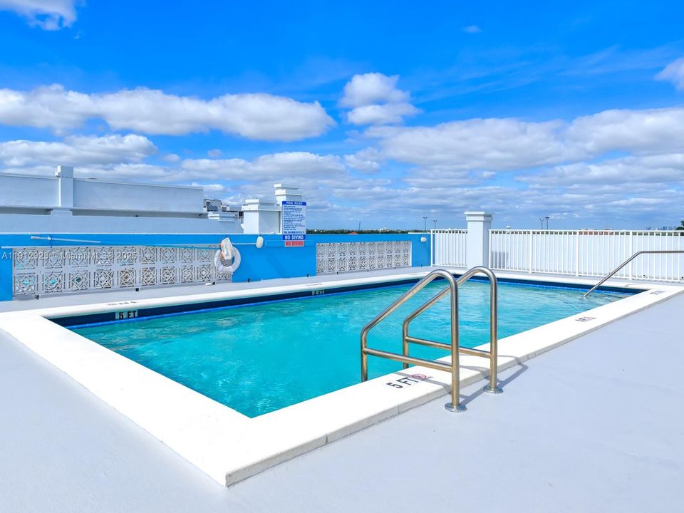 Heated Rooftop Pool