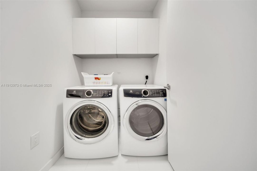 Separate laundry room