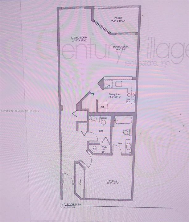 For Sale: $185,000 (1 beds, 1 baths, 940 Square Feet)