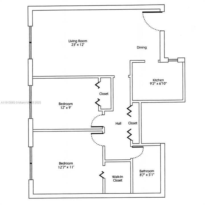 En Venta: $370,000 (2 camas, 1 baños, 813 Pies cuadrados)