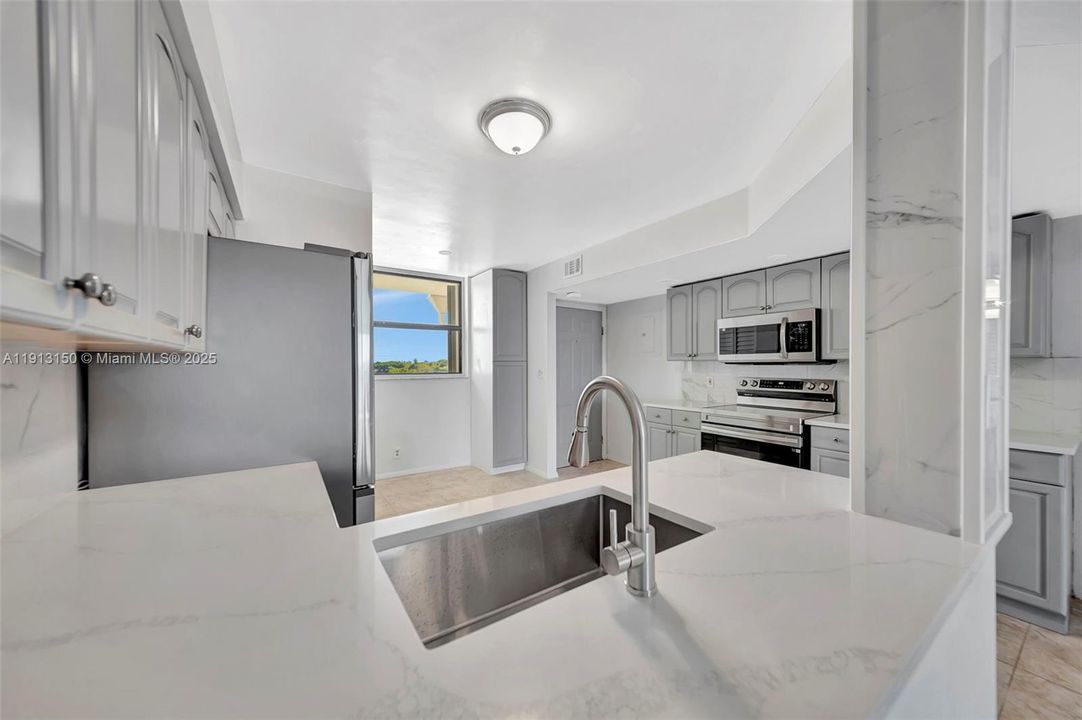 stainless steel appliances