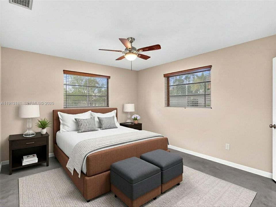 Virtual staging for Bedroom 3