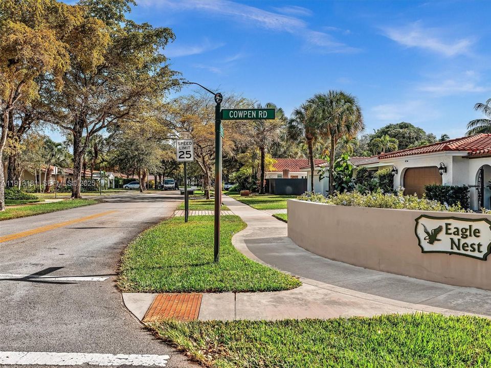 Welcome to Eagle Nest! You are now a few short steps from your new home.