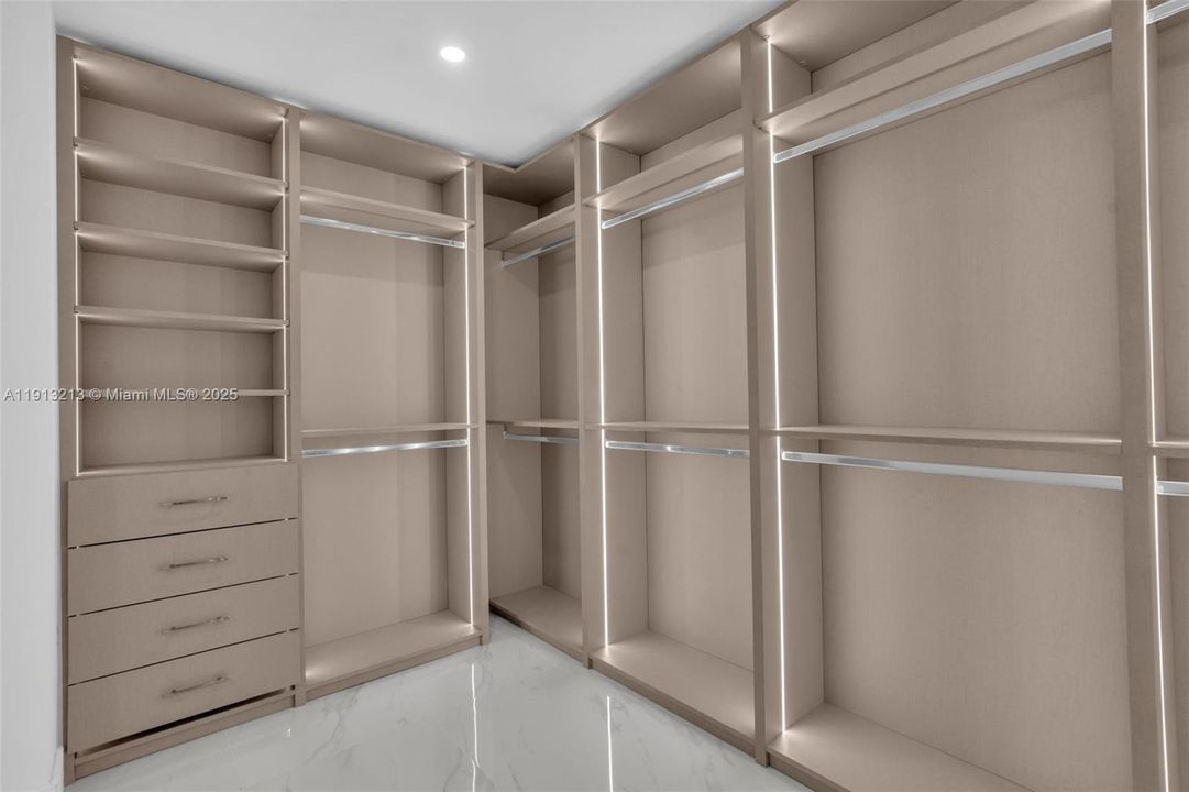 Custom Built Out Closet