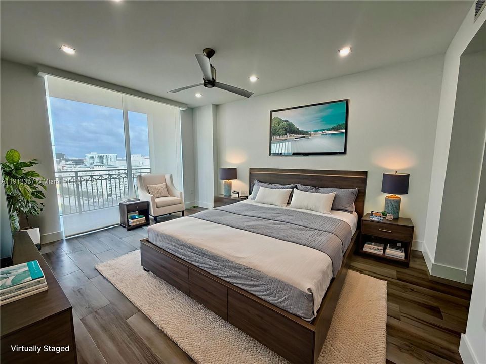 Primary Bedroom Virtually Staged