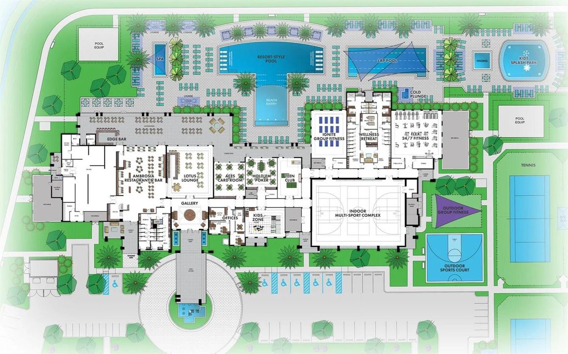 Clubhouse floorplan
