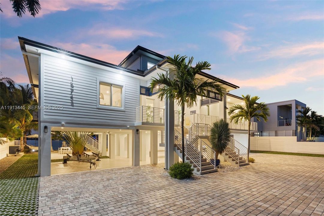 Huge covered areas below for parking and entertaining