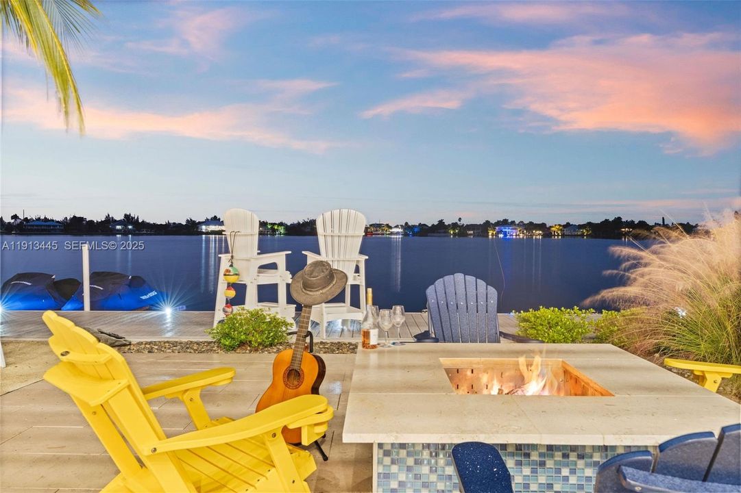 Evening Fires under the stunning Florida Keys twilight skies