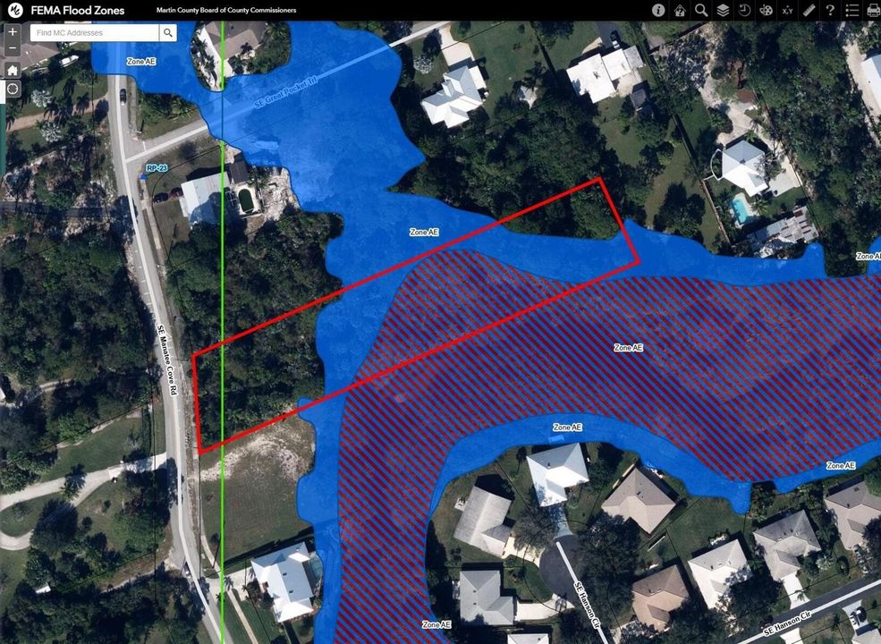 0. SE Manatee Cove Rd - FEMA Floodzone M