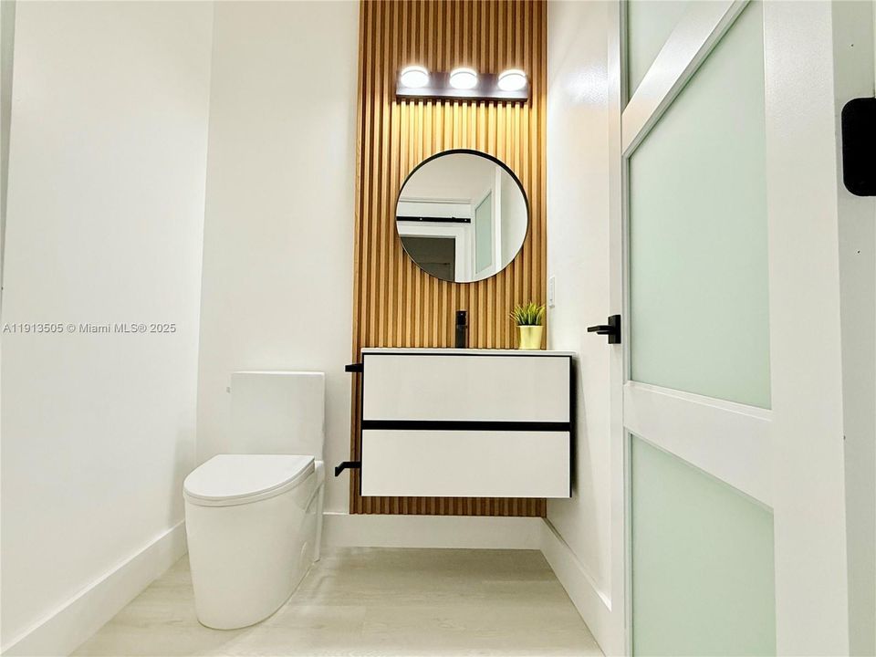 Half Bath first floor