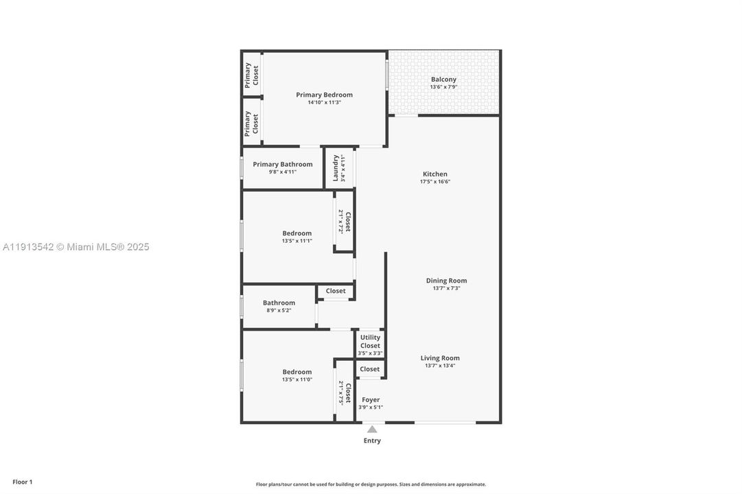 В аренду: $3,800 (3 спален, 2 ванн, 1401 Квадратных фут)