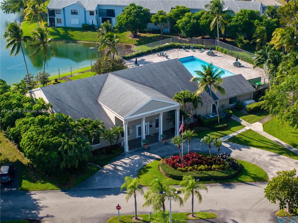 CLUBHOUSE HAS 2 POOLS IN THE GATED COMMUNITY