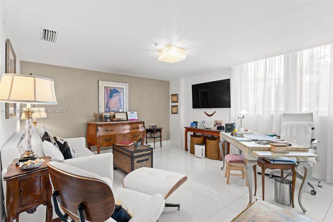 Large room can be an oversized bedroom #2 or a large den