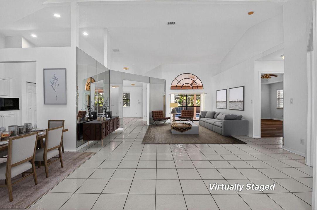 Living Room Virtually Stage