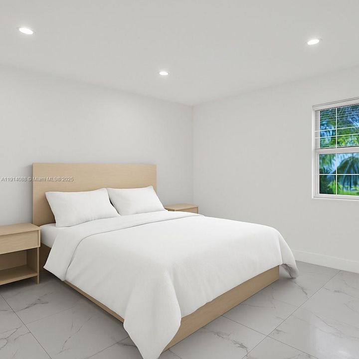 The unit is UNFURNISHED- This photo is VIRTUAL STAGED FOR VISUALIZATION