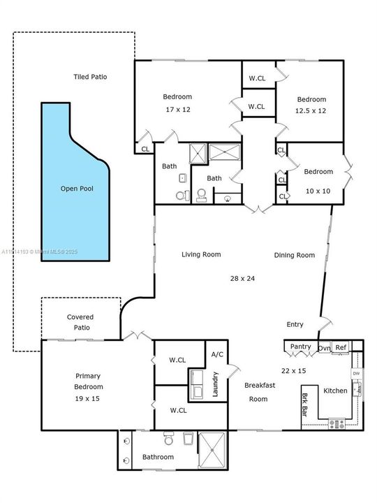 En Venta: $3,350,000 (4 camas, 3 baños, 2622 Pies cuadrados)
