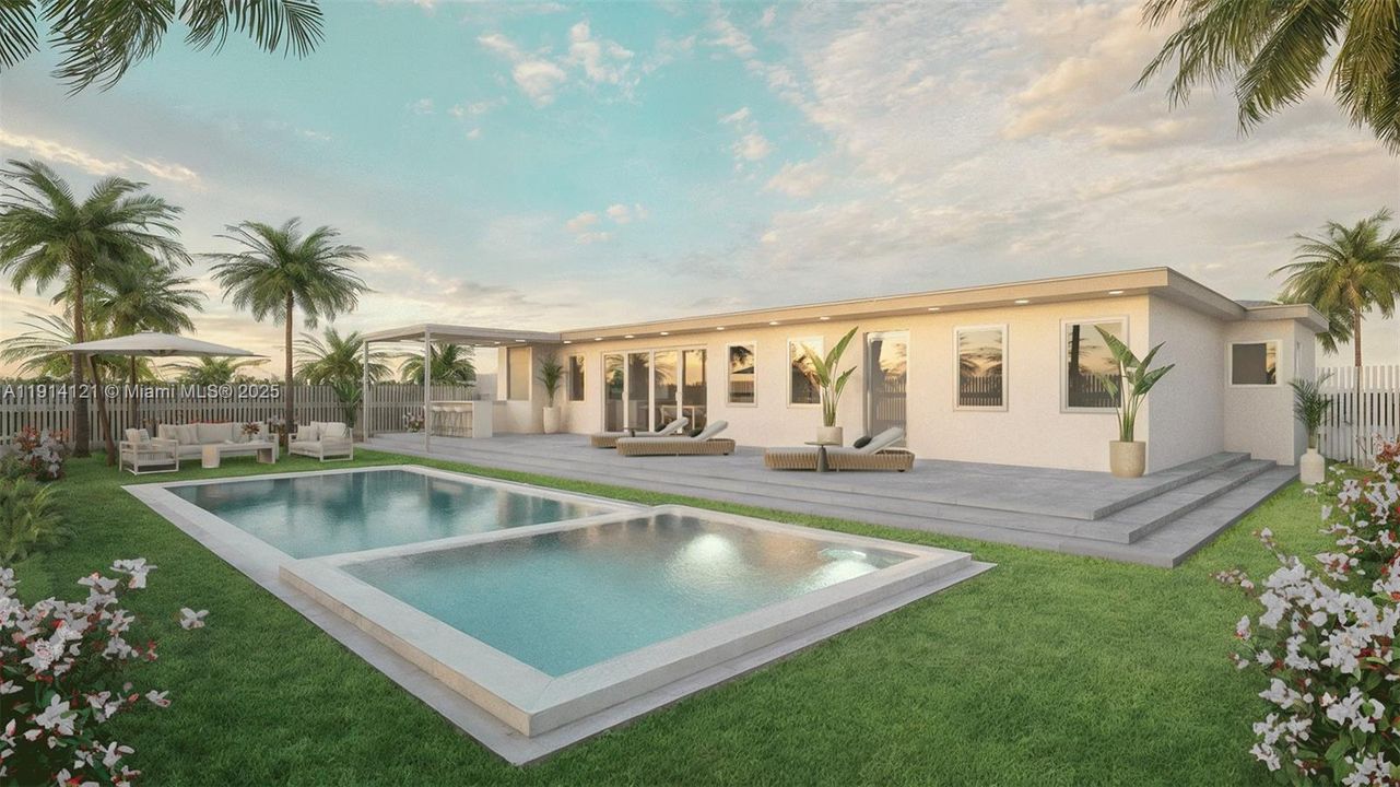 Rendering for illustrative purposes only. Actual structures need to be approved by the Palm Bay Historic Board.