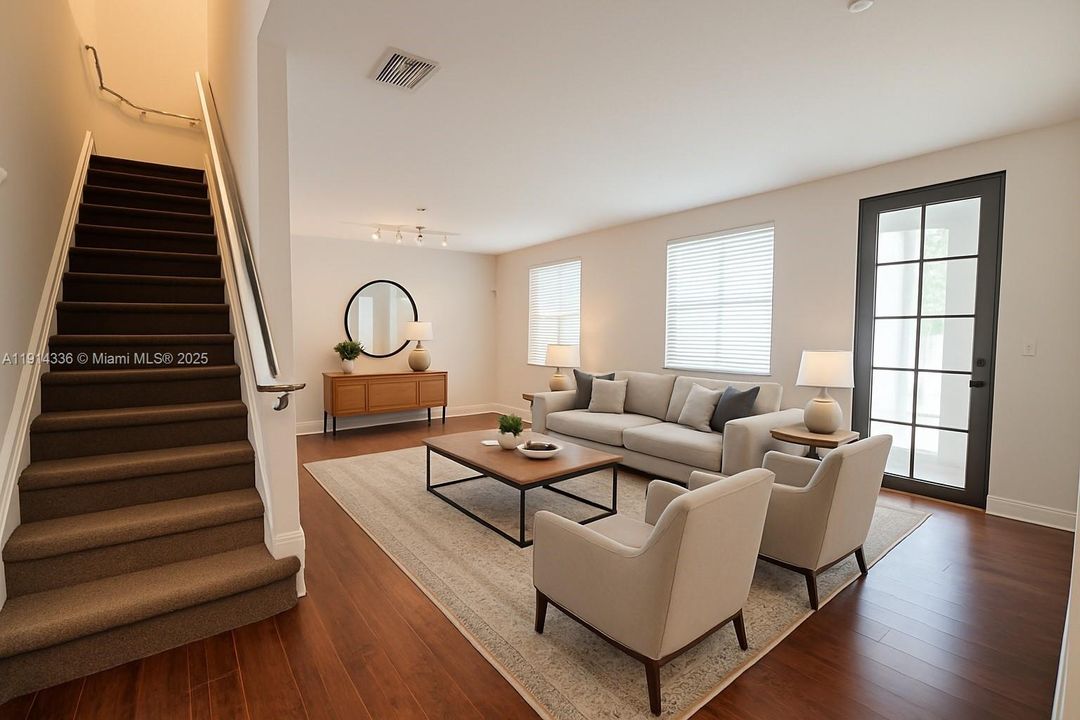 Living Room - Virtually Staged