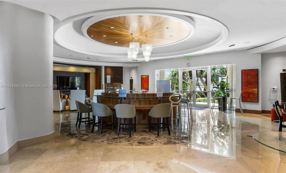 Breakfast area for owners