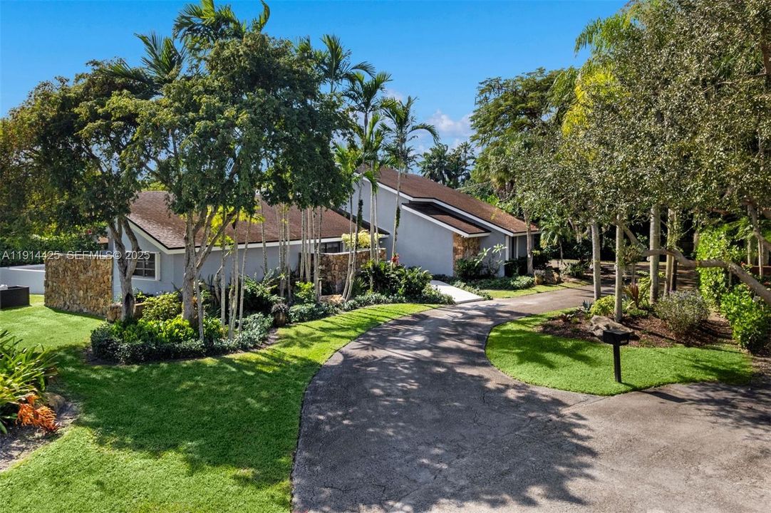Front exterior driveway