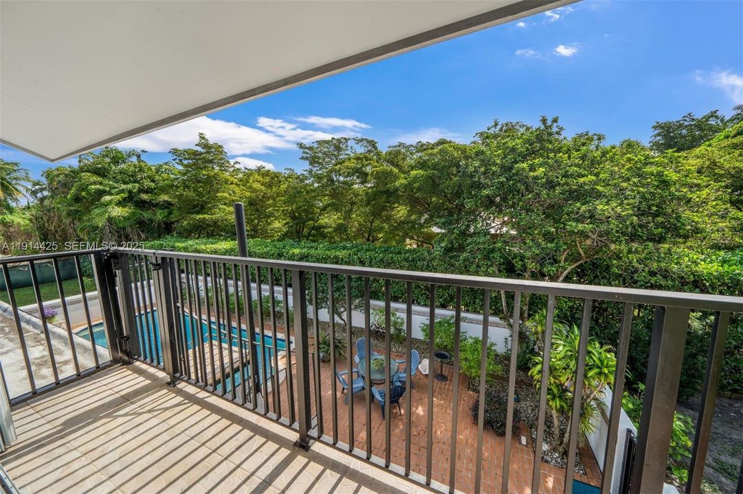 Primary bedroom balcony