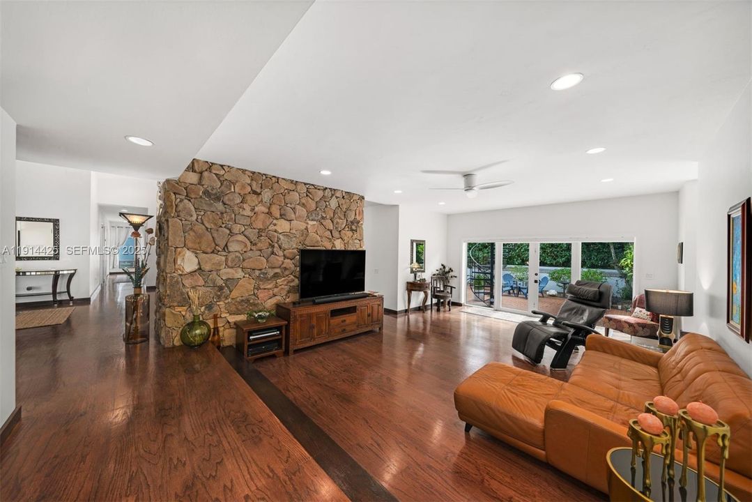 Family room with outdoor access