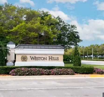 Guard-gated access and 24/7 security help support a tranquil environment.Residents appreciate the quiet, family-oriented streets, well-maintained common areas, and community pride that come with living in Weston Hills.