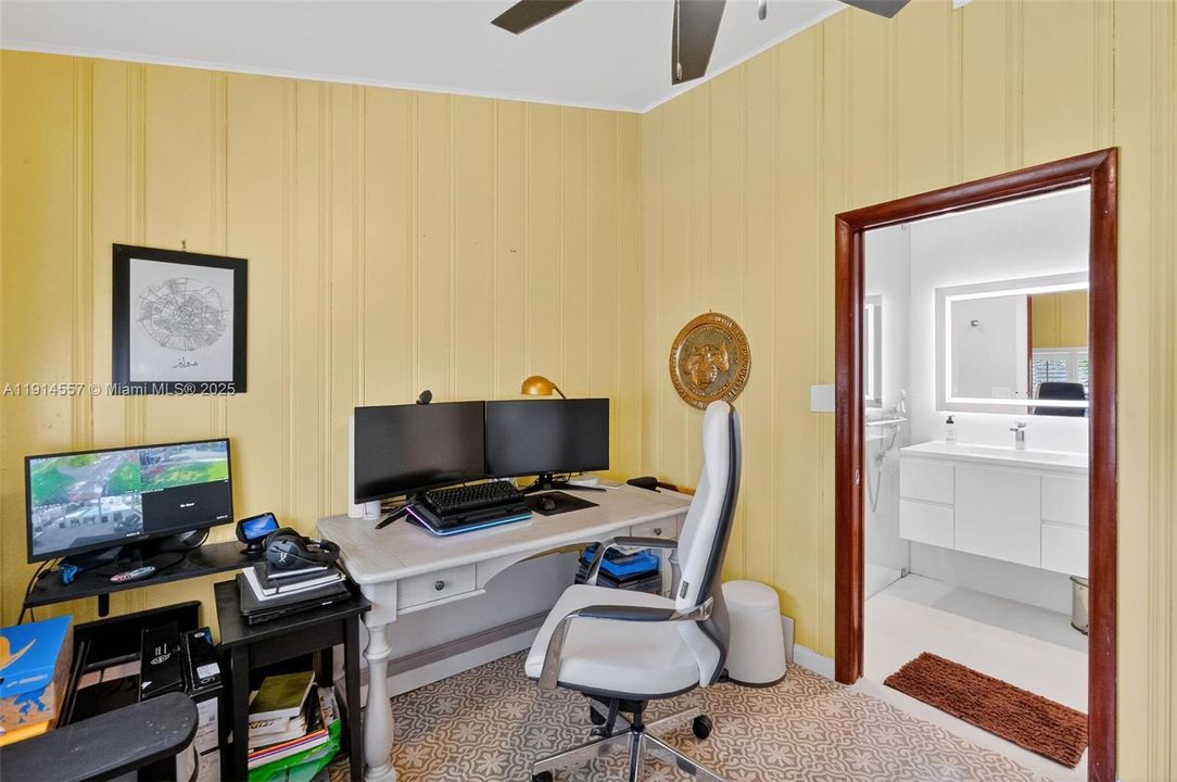 office with FULL Bathroom