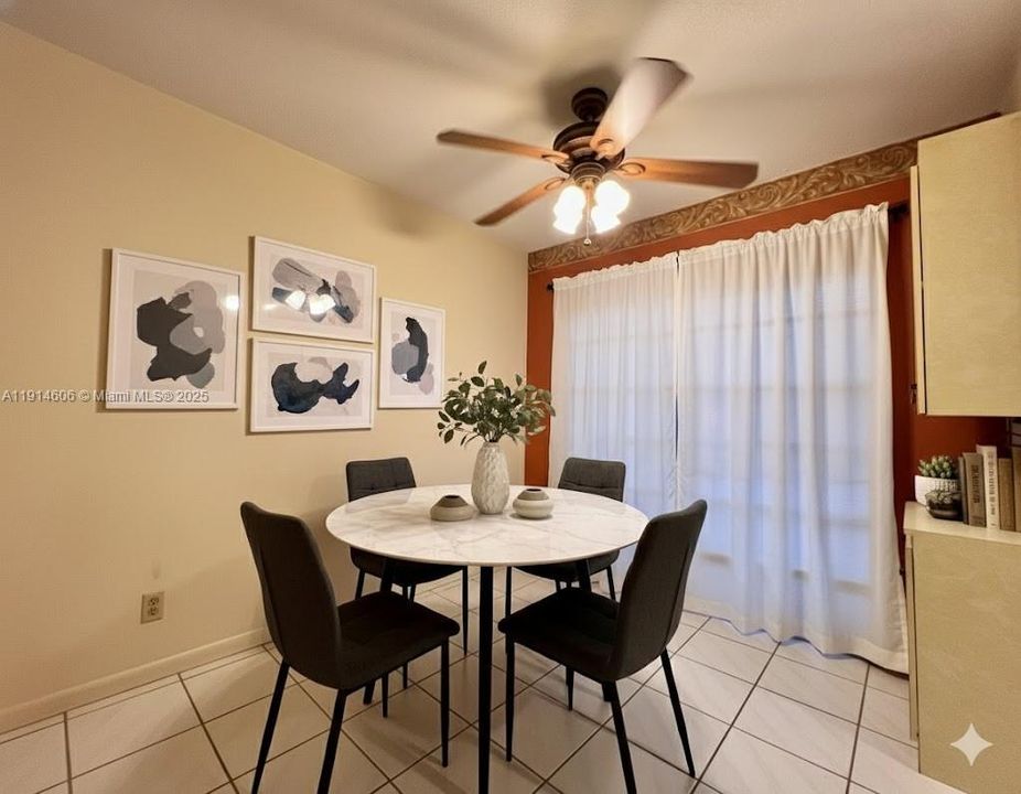 Dining Area Furnishings Have Been Digitally Restage