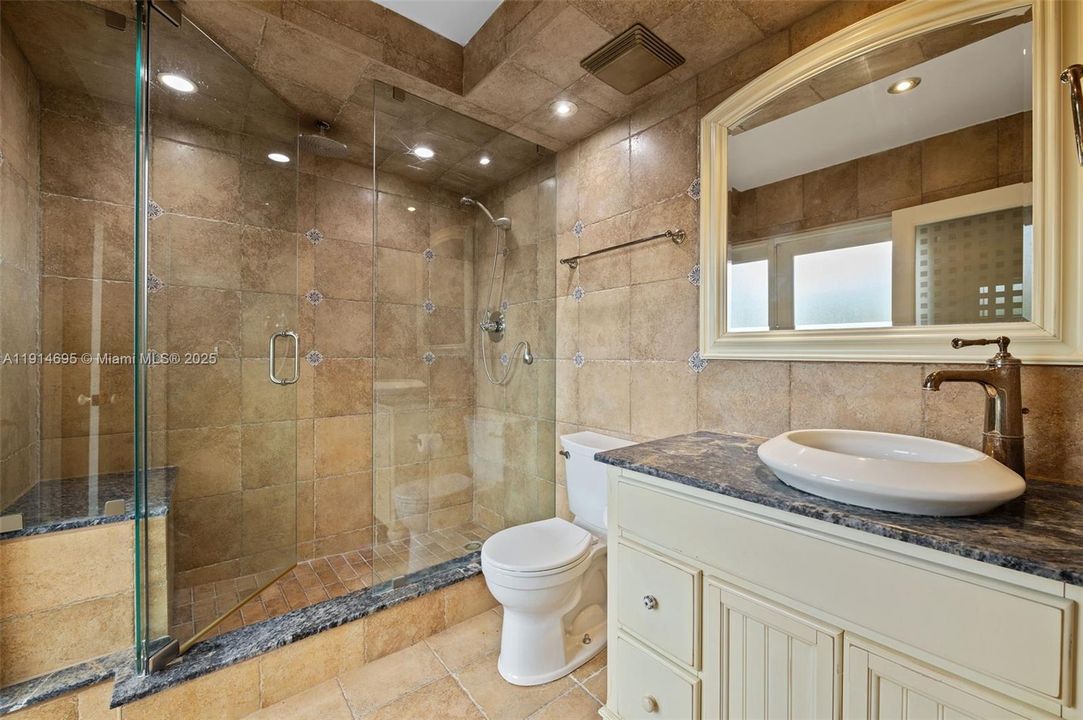 IN SUITE BATH #4"ALSO CABANA BATH"IN LAPIS LAZUL