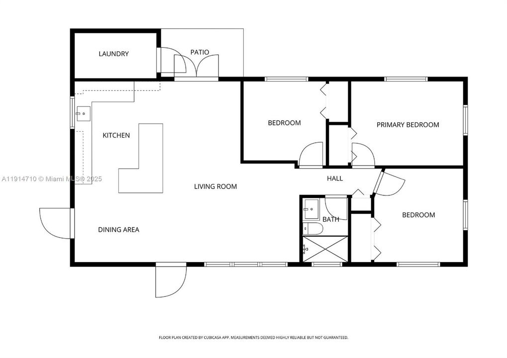 Active With Contract: $439,000 (3 beds, 1 baths, 1078 Square Feet)