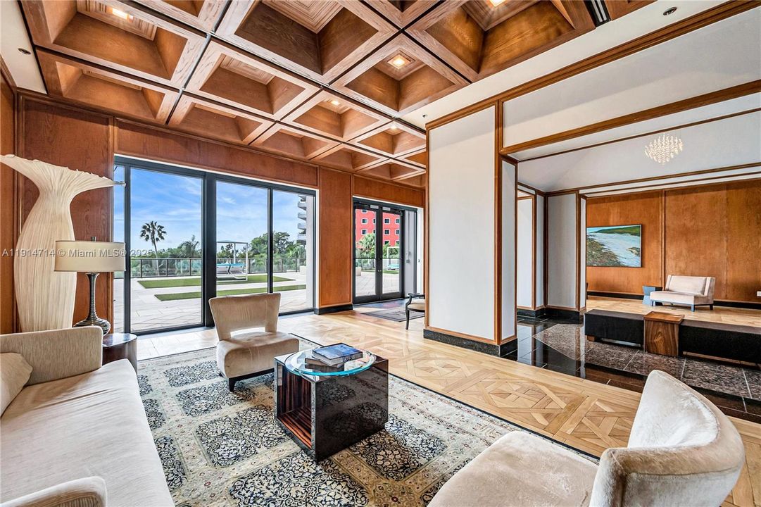 seating just outside the cabana deck